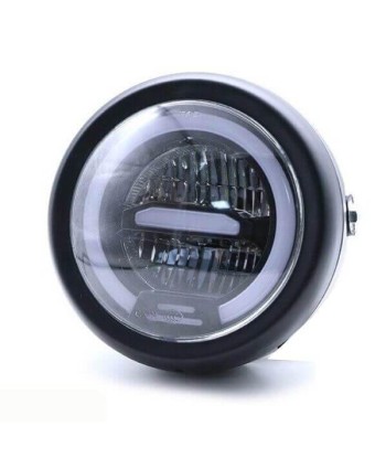 Phare rond moto LED avec clignotant ou a consommer sur place