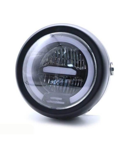 Phare rond moto LED avec clignotant ou a consommer sur place