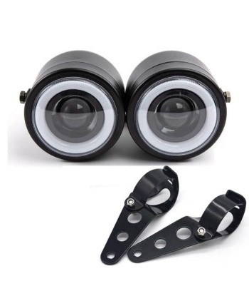 Phare double optique moto LED Profitez des Offres !