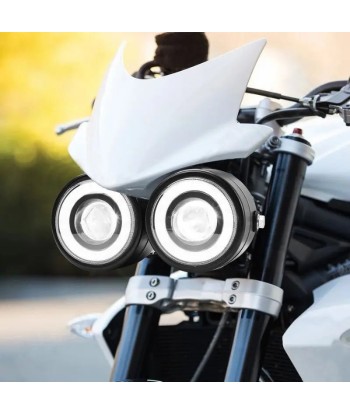 Phare double optique moto LED Profitez des Offres !