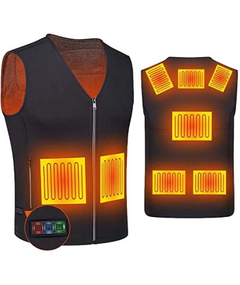 Gilet Chauffant Moto - 8 zones Voir les baskets