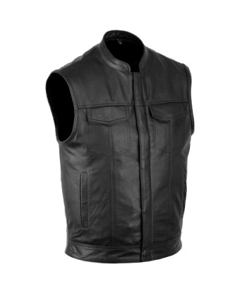 Gilet cuir harley davidson - SOA basket pas cher