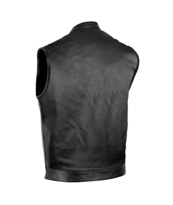 Gilet cuir harley davidson - SOA basket pas cher