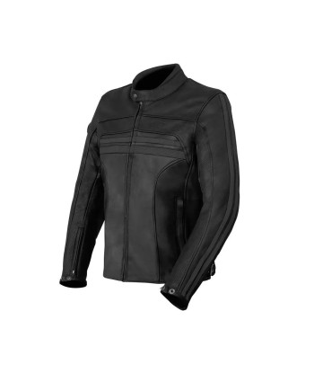 Blouson moto homme Cuir Vintage la colonne vertébrale