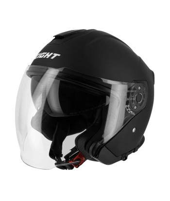 Casque jet NOir Mat - S770 Amélioration de cerveau avec