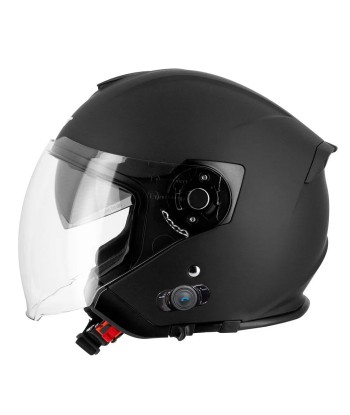 Casque moto jet avec bluetooth intégré - S770 Noir en ligne des produits 