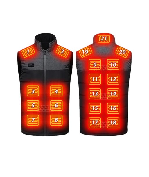 Gilet Chauffant Moto HOTGEAR™ - 21 Zones livraison et retour toujours gratuits