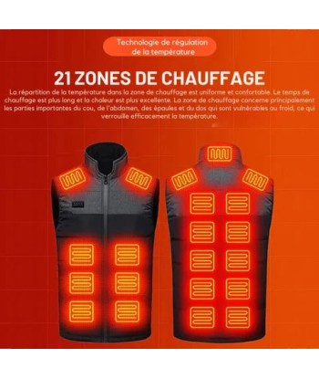 Gilet Chauffant Moto HOTGEAR™ - 21 Zones livraison et retour toujours gratuits