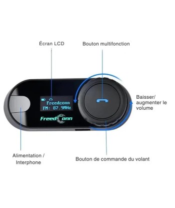 Intercom moto musique la colonne vertébrale