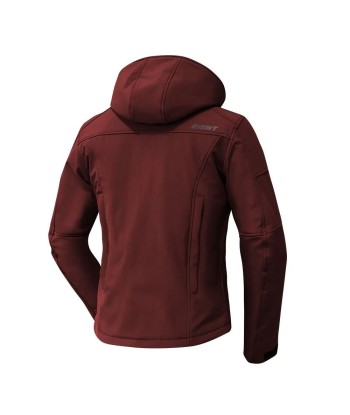 Blouson moto femme - Spring Rouge Bordeaux les muscles