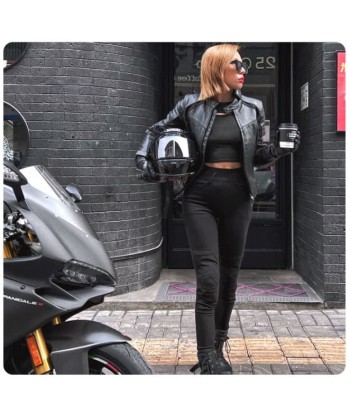 Pantalon Moto Femme Taille Haute français