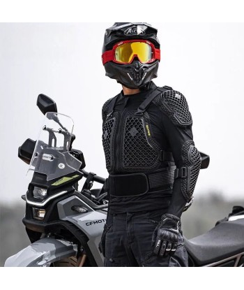 Gilet protection moto été Homologué- Safety Race™ Par le système avancé 