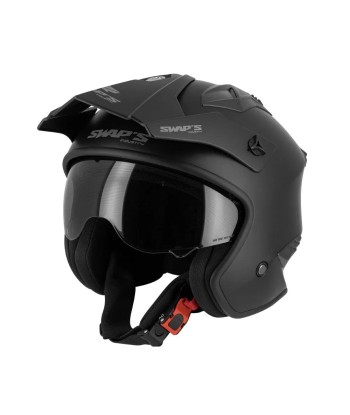 Casque Jet Trial/Quad - Swaps TROOPER Noir Mat prix pour 