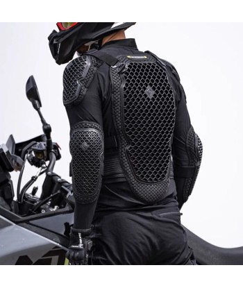 Gilet protection moto été Homologué- Safety Race™ Par le système avancé 