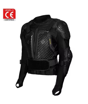 Gilet protection moto été Homologué- Safety Race™ Par le système avancé 