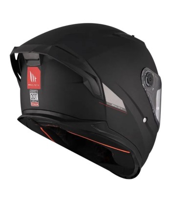 Casque moto integral | MT BRAKER SV A12 |  Noir MAT Comment ça marche