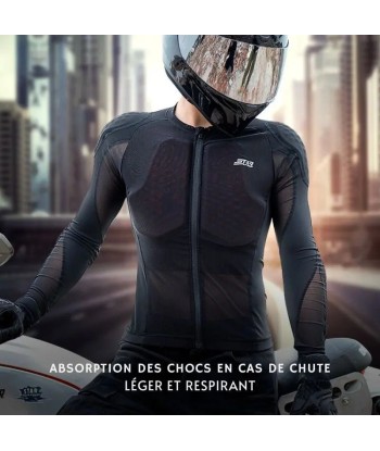 Gilet protection moto sous veste - BreezeShield™ pas cheres