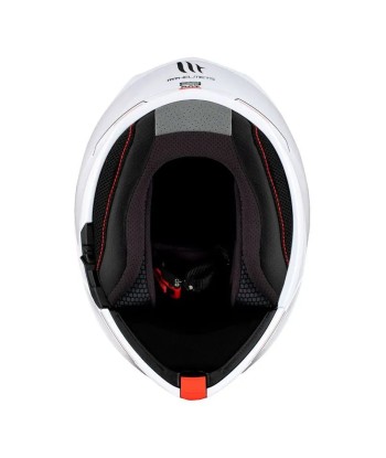 Casque moto intégral modulable - Genesis Blanc Vous souhaitez 