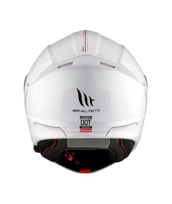 Casque moto intégral modulable - Genesis Blanc Vous souhaitez 