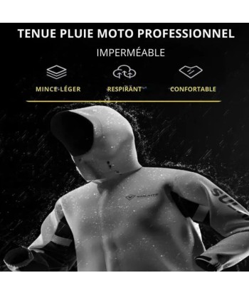 Combinaison pluie moto 2 pièces | Vulante™ 50% de réduction en Octobre 2024