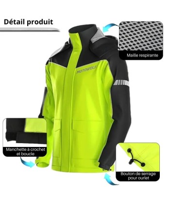 Ensemble Imperméable Haute Visibilité Moto | StormShield™ de technologie