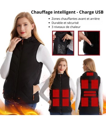 Gilet Chauffant moto Femme Pour