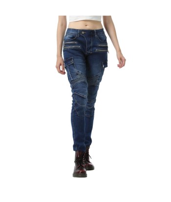 Pantalon jean moto femme - Bella Denim™ Bleu Venez découvrir notre 