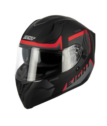 Casque moto/scooter Integral|  Noir/Rouge + PINLOCK destockage