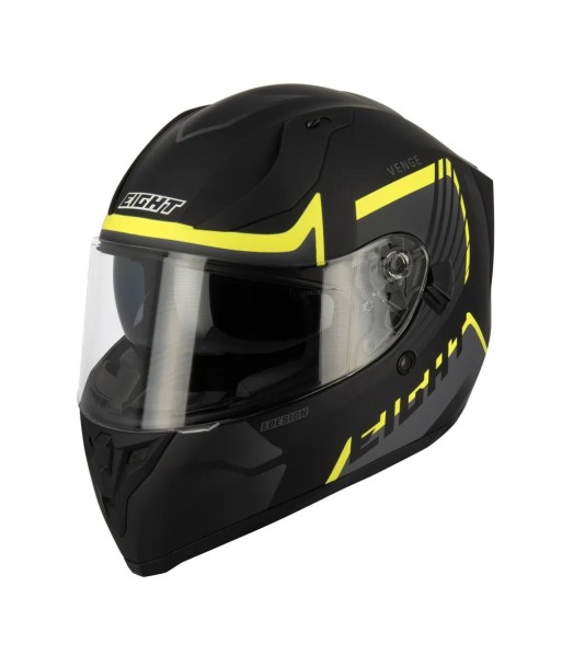 Casque moto Integral |  S441 Noir/Jaune Amélioration de cerveau avec