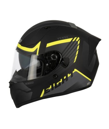 Casque moto Integral |  S441 Noir/Jaune Amélioration de cerveau avec