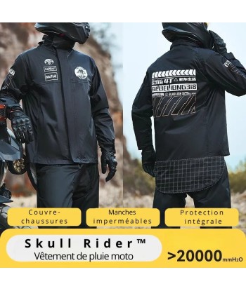 Vêtement de pluie moto Skull Rider™ de pas cher