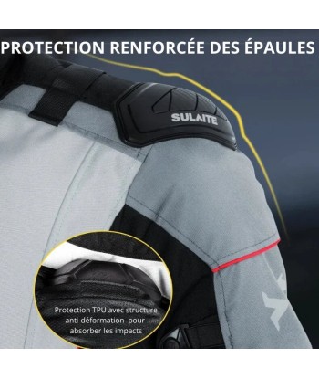 Blouson Moto 4 Saisons + Pantalon assorti pas chere