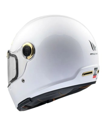 Casque moto vintage | MT JARAMA BLANC NACRE 50% de réduction en Octobre 2024