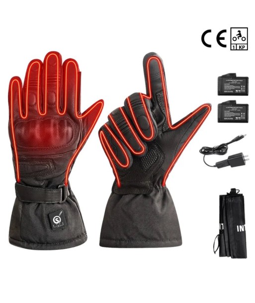 Gants Chauffants Moto Hiver | RacerPro™ Pour