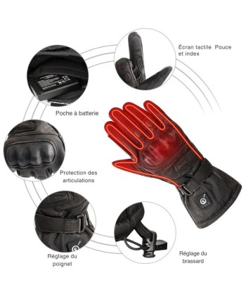 Gants Chauffants Moto Hiver | RacerPro™ Pour