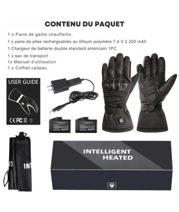 Gants Chauffants Moto Hiver | RacerPro™ Pour