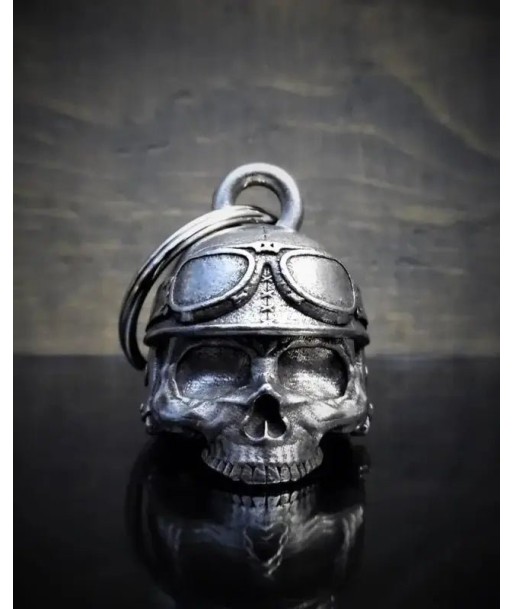 Einzigartige Motorradglocke "Skull Motorcycle Helmet" soldes