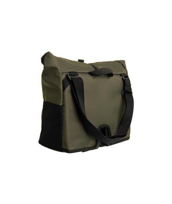 Brompton - Borough Bag M Olive with Frame pas cher 