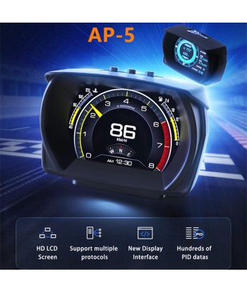 Display GPS 2-Systems+Inclinometer Smart Gauge RPM Tachymètre Odomètre Turbo/Turbine Pression offre 