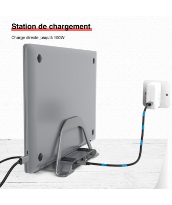 Station d'accueil Dock Station avec stand HDMI,Jack 3.5, SD, Micro SD, RJ45, USB 3.0 Venez acheter