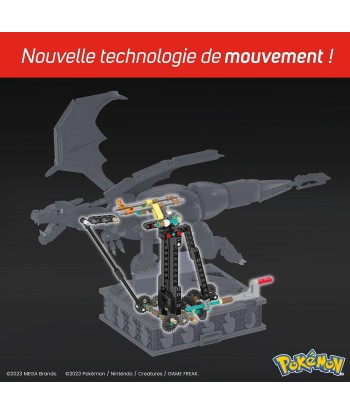 Pokémon Construction Figurine Articulée Authentique Dracaufeu En Mouvement 1663 Pièces 28cm d'Europe débarque