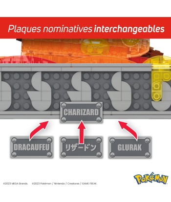 Pokémon Construction Figurine Articulée Authentique Dracaufeu En Mouvement 1663 Pièces 28cm d'Europe débarque