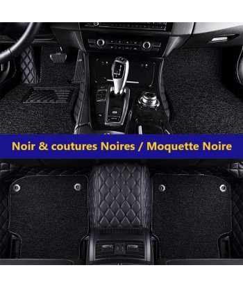 Tapis Auto 3D Sur-Mesure Avant & Arrière avec Double Couche Moquette une grave pollution 