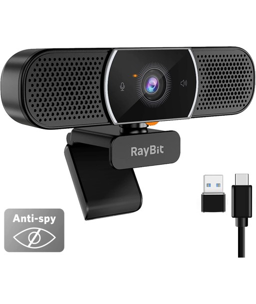 Webcam 2K HD Microphone Haut-Parleur Angle de Vue 94° Autofocus NOIR de l' environnement