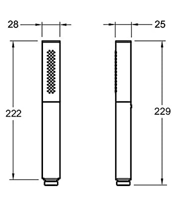 Jacob Delafon E45892-CP Douchette Shift Ellipse, CHROME livraison gratuite