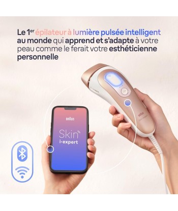 Épilateur À Lumière Pulsée Intelligent Silk·expert Pro 7 Application Vanity-case Rasoir Venus 4 Têtes Intelligentes Visage Et Corps Les magasins à Paris