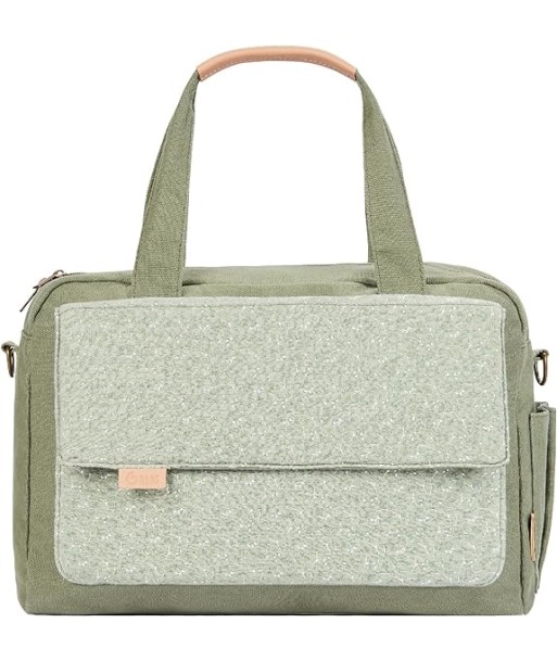 Sac à Langer 23L Quotidien Nombreux Rangements Pochette Amovible 3L 6 Accessoires Inclus Matelas à Langer Pochette Isotherme Pochette Tétine VERT vente chaude votre 