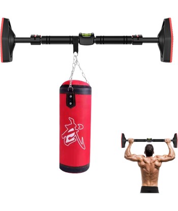 Barre de Traction de Porte avec Sac de Sable Sans Perçage Verrouillage Largeur Réglable Charge Maximale 400 kg 50% de réduction en Octobre 2024