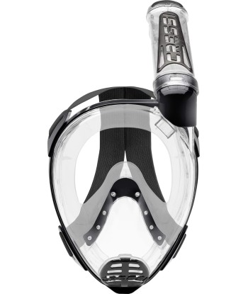 Cressi Duke Masque Complet Intégral Snorkeling Tuba Dry Mixte Adulte Taille M/L TRANSPARENT/NOIR de la marque