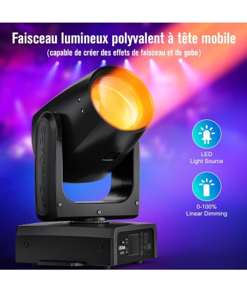 Projecteur Luminaires 150W Tête Mobile Dmx 512 RGBW 12 Gobos 12 Couleurs Activation Sonore d'Europe débarque